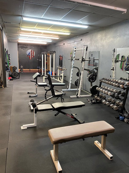 Inside of Inspire Fitness gym